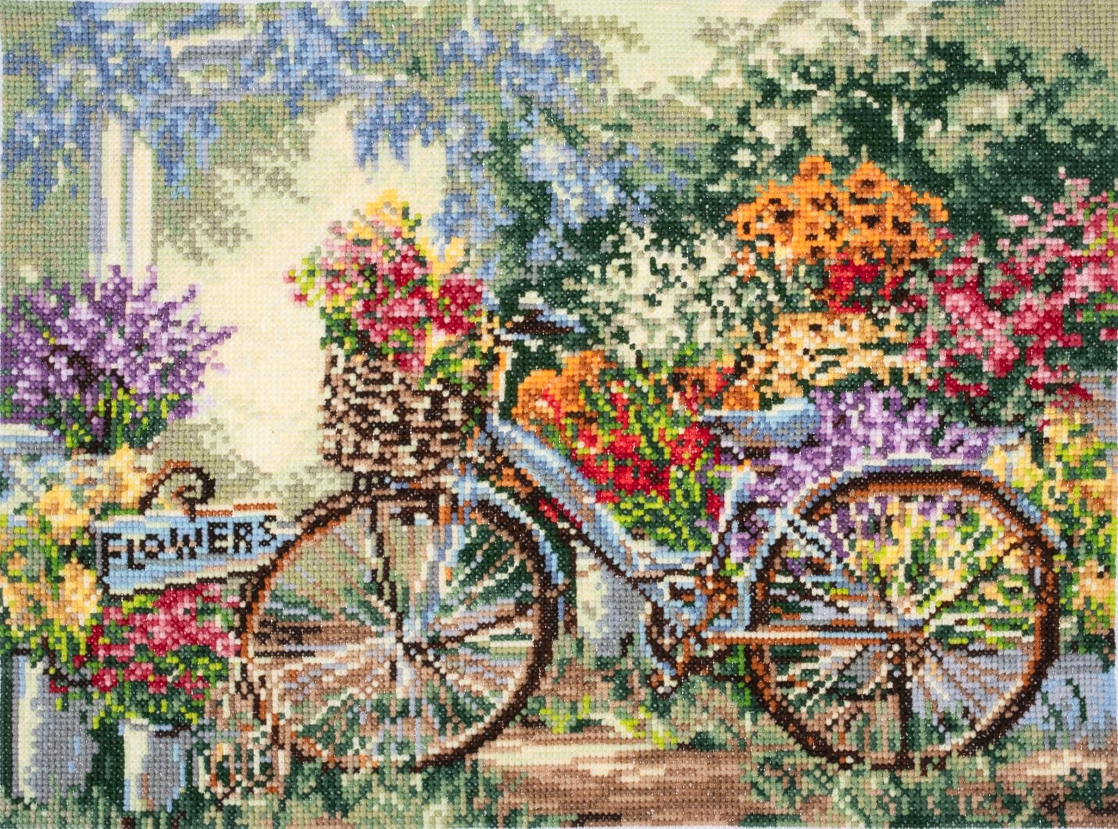 Trimits Bicycle Large Counted Cross Stitch Kit