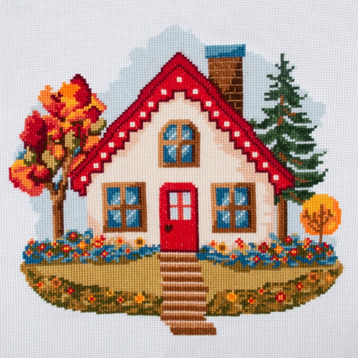 Trimits Home Large Counted Cross Stitch Kit