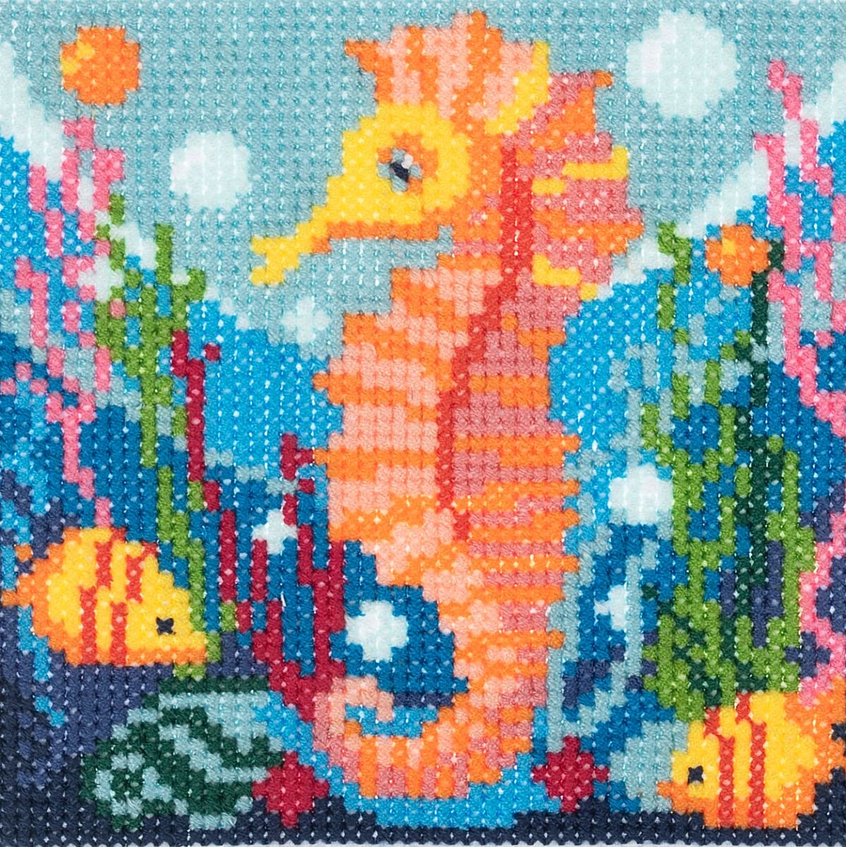 Trimits Seahorse Mini Counted Cross Stitch Kit