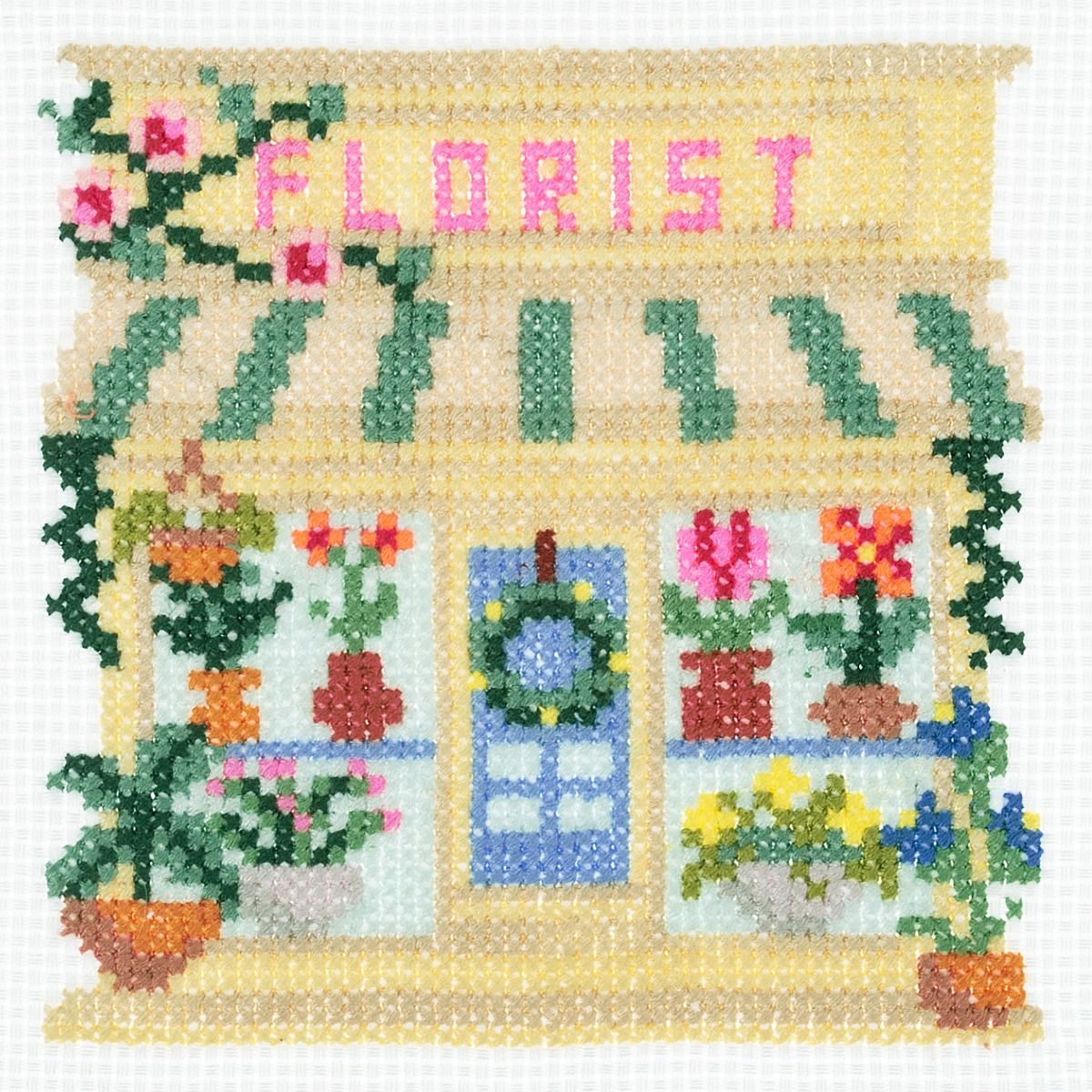 Trimits Florist Mini Counted Cross Stitch Kit