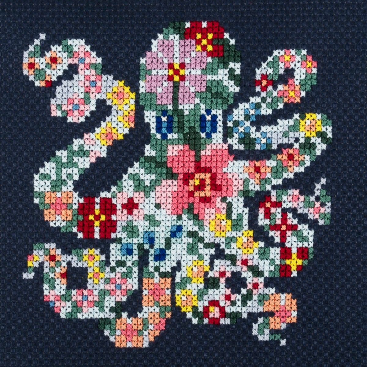 Trimits Octopus Mini Counted Cross Stitch Kit