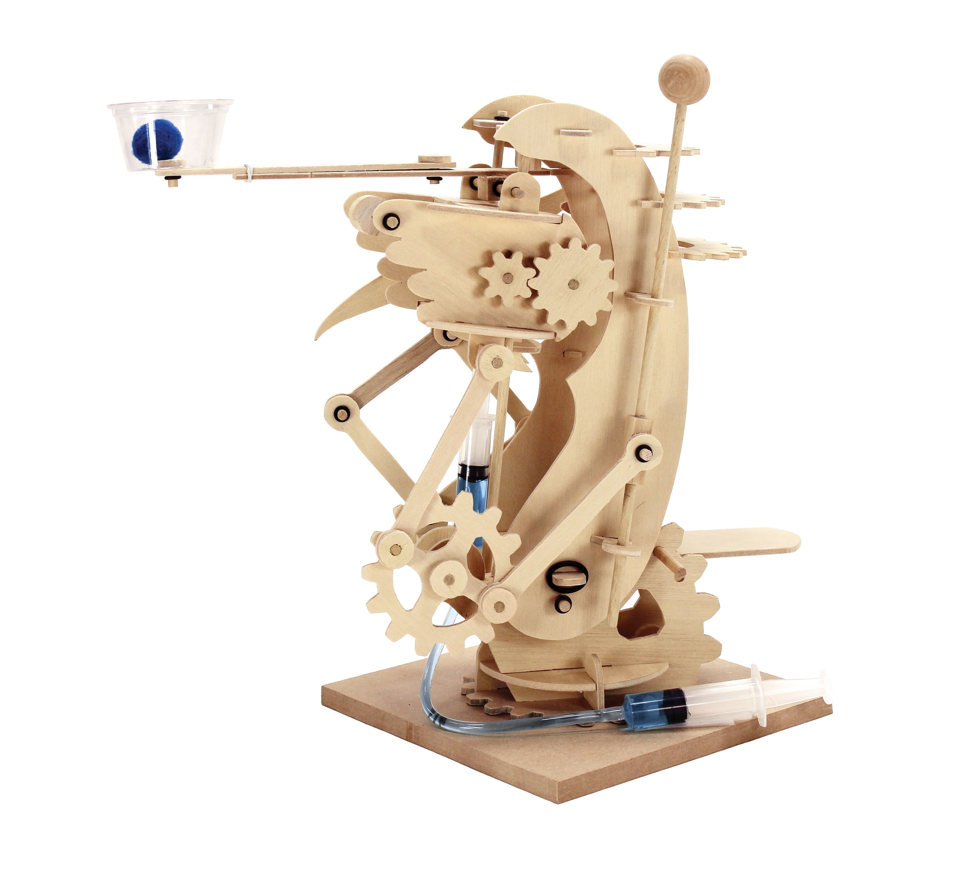Pathfinders Hydraulic Gearbot Catapult Wooden Kit