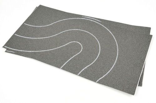 Gaugemaster Self Adhesive Tarmac Road Universal Curves (68mm) 2pcs OO Gauge