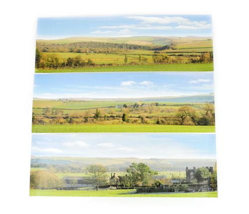Gaugemaster Countryside Large Photo Backscene (2744x304mm) OO Gauge