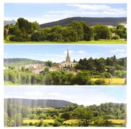 Gaugemaster British Town Large Photo Backscene (2744x304mm) OO Gauge