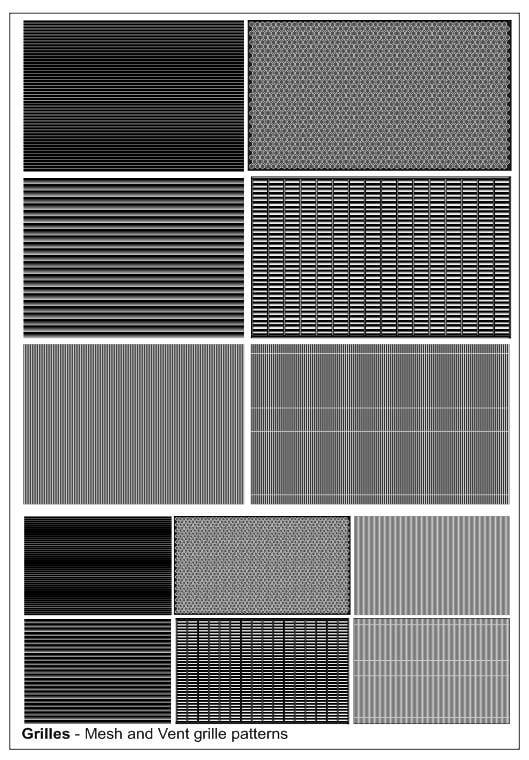 Mesh & Grille Vinyl Decals