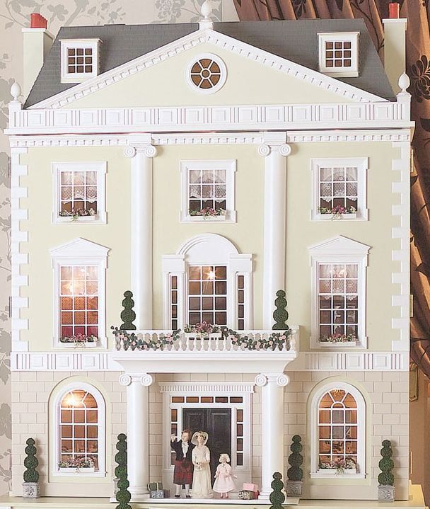 Grosvenor Hall Unpainted 12th Scale Dolls House Kit