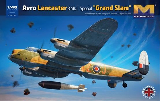 HK Models 1/48 Scale Avro Lancaster B Mk I Special 'Grand Slam' Model Kit