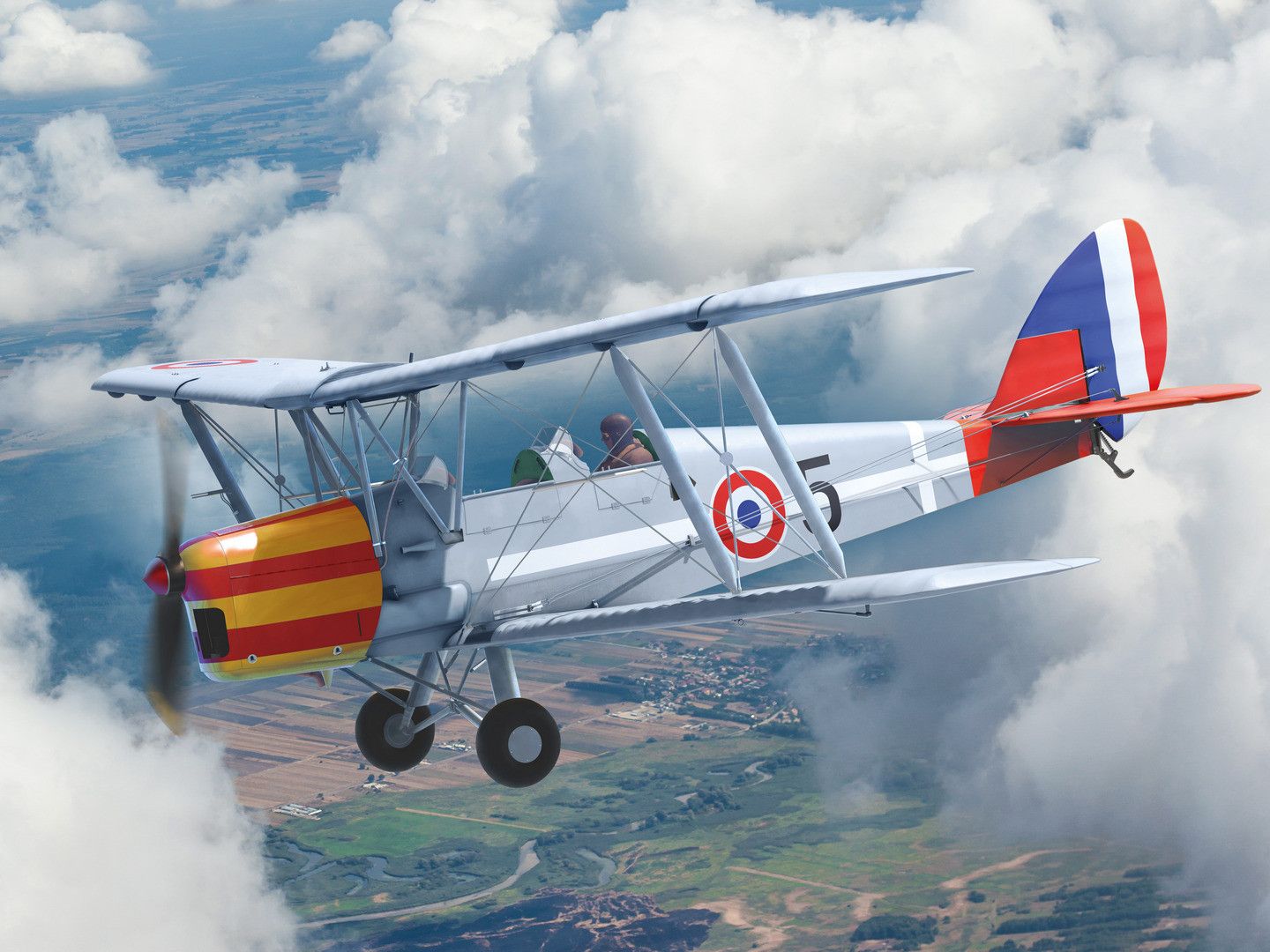 ICM 1/32 Scale DH.82A Tiger Moth of the World Air Forces Model Kit