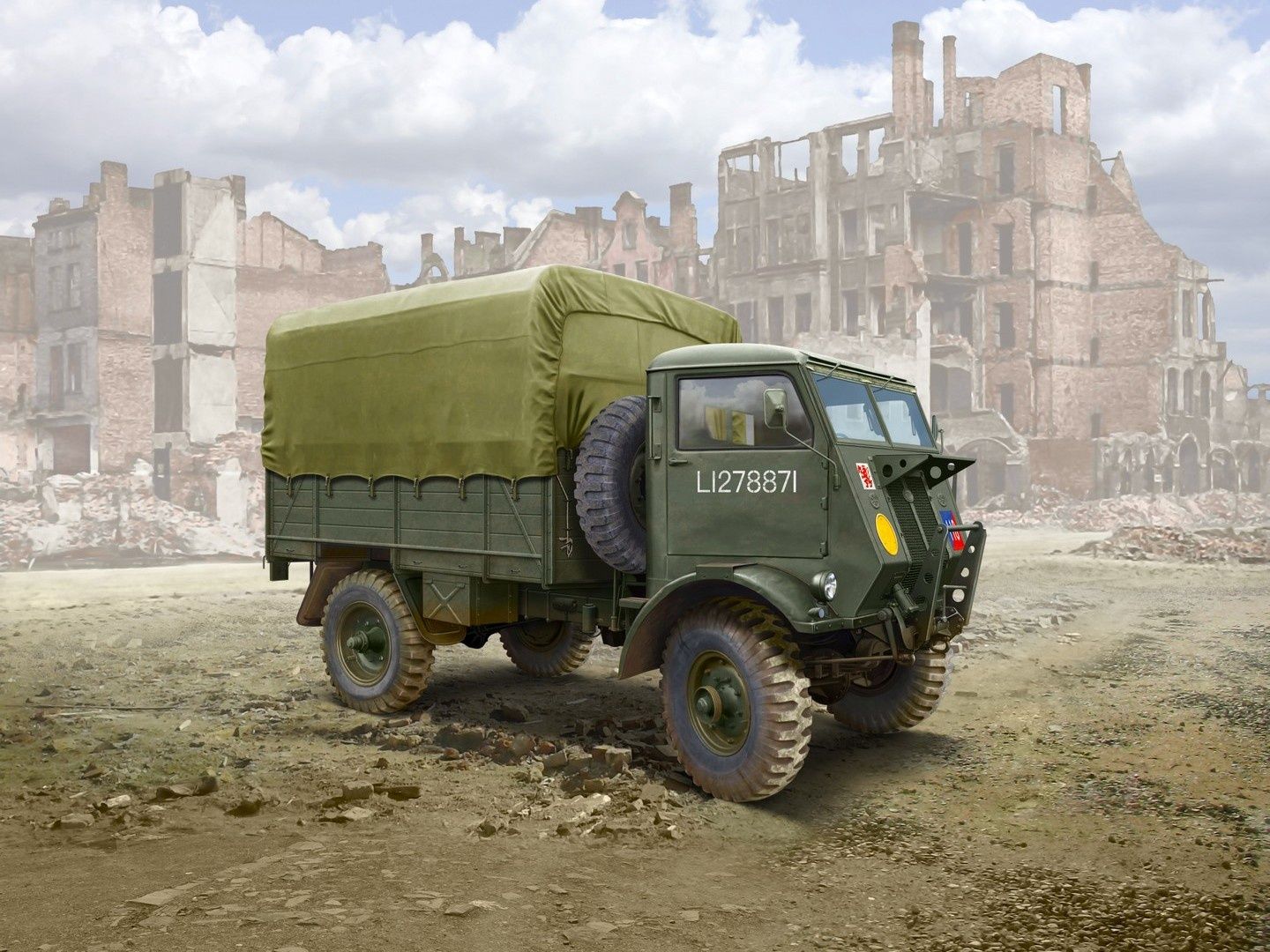 ICM 1/35 Scale W.O.T. 8, WWII British Truck Model Kit