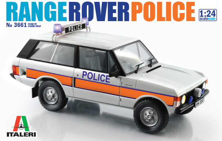 Italeri Range Rover UK Police Car Kit - Starter Paint Pack (10)