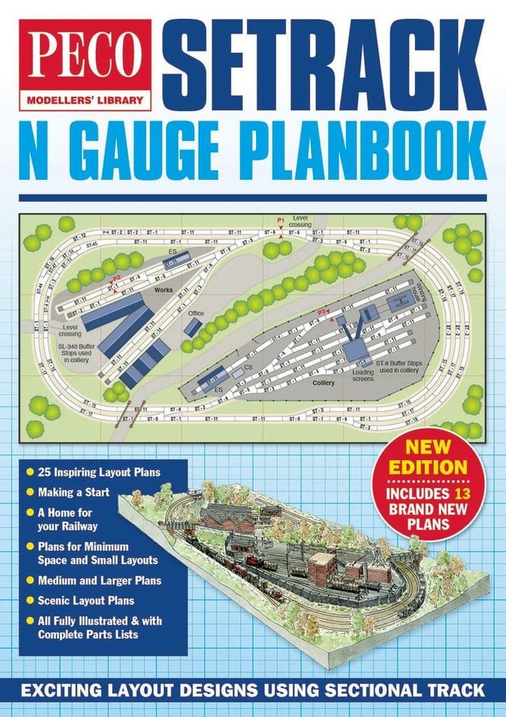Peco  N Gauge Setrack Planbook