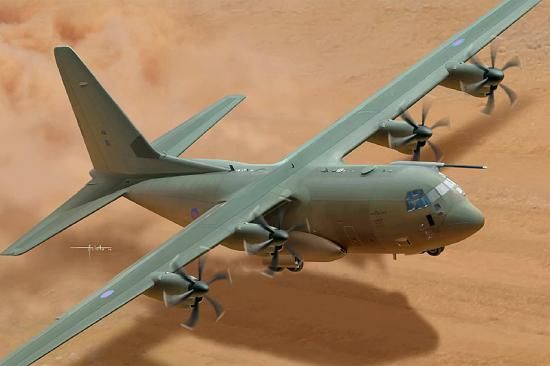 Italeri 1/48 Scale Lockheed Martin C-130J C5 Hercules Model Kit