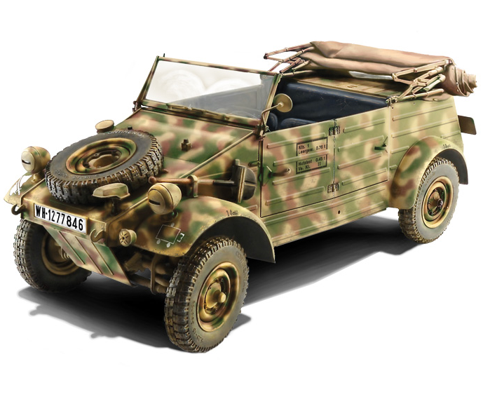 Italeri 1/9 Scale Kubelwagen KDF.1 Typ 82 Model Kit