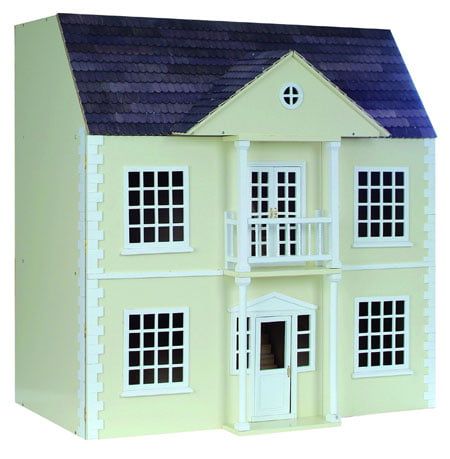 Painted Cream Newnham Manor Ready to Assemble 12th Scale Dolls House Kit