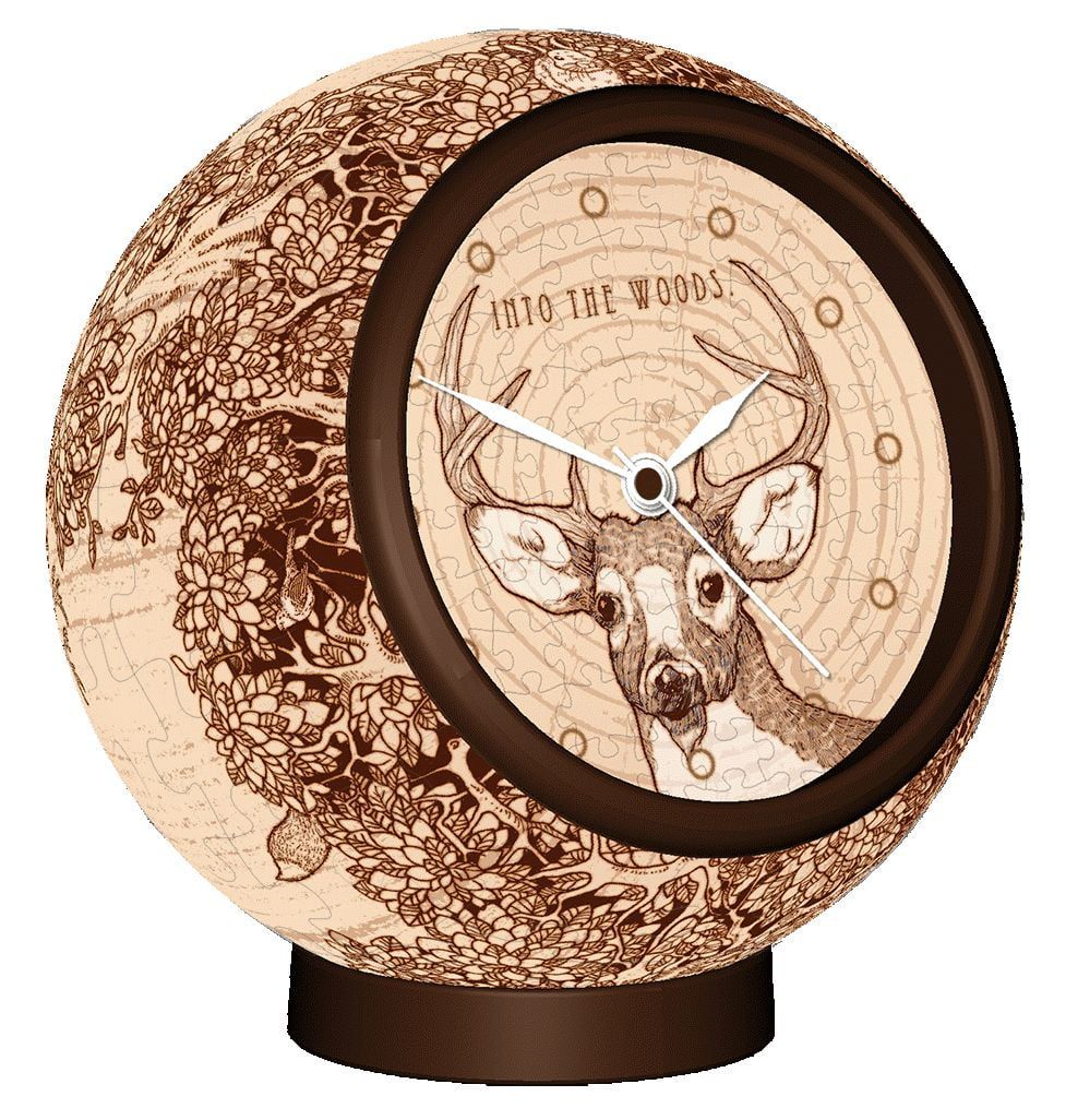 3D Jigsaw Puzzle Working Clock Into The Woods