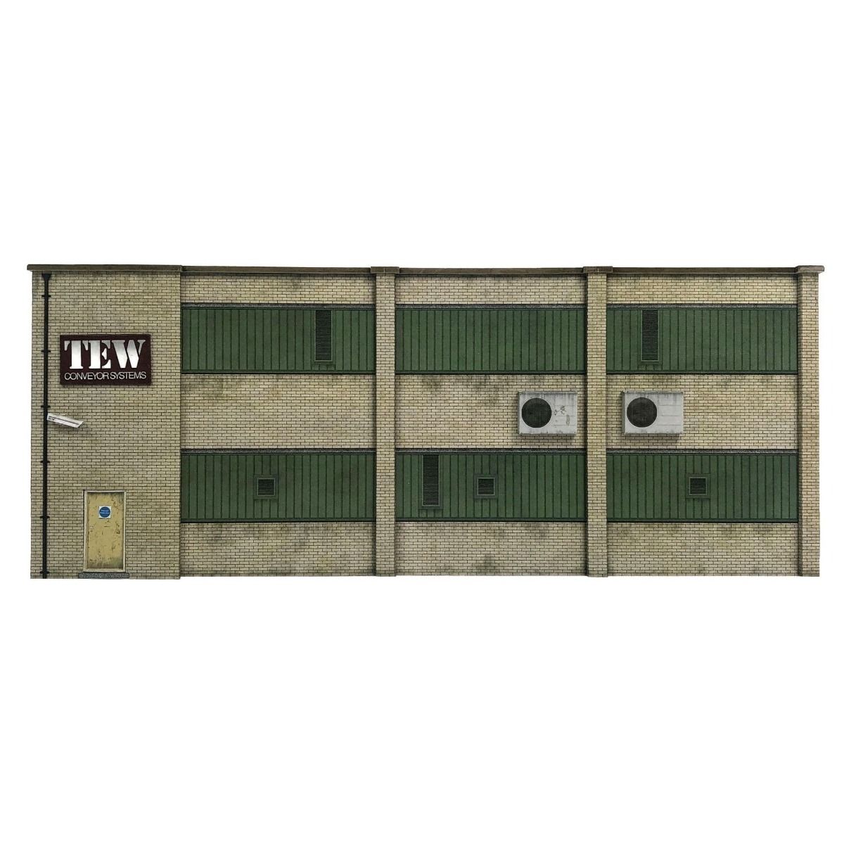 Scale Model Scenery Ultra-Low Relief Modern Industrial Unit OO Gauge