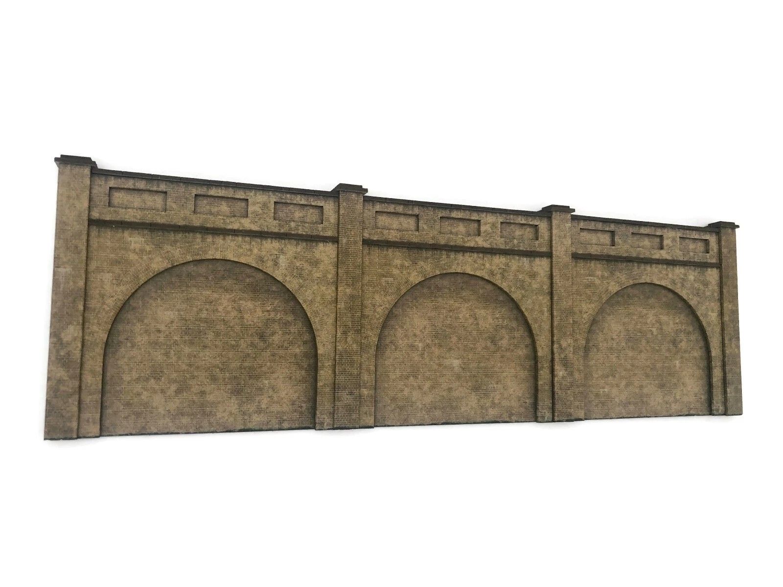 Scale Model Scenery Low Relief Yellow Brick Railway Arches OO Gauge