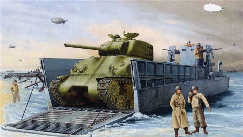 Trumpeter 1/35 Scale LCM Landing Craft Model Kit
