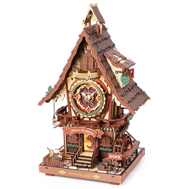 ROKR Cuckoo Clock Wooden Model Kit