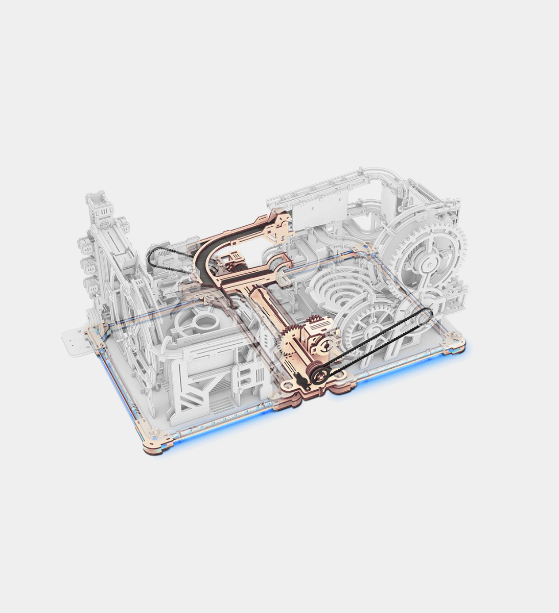 ROKR Marble Run Link Pack (Spaceport & Night city)