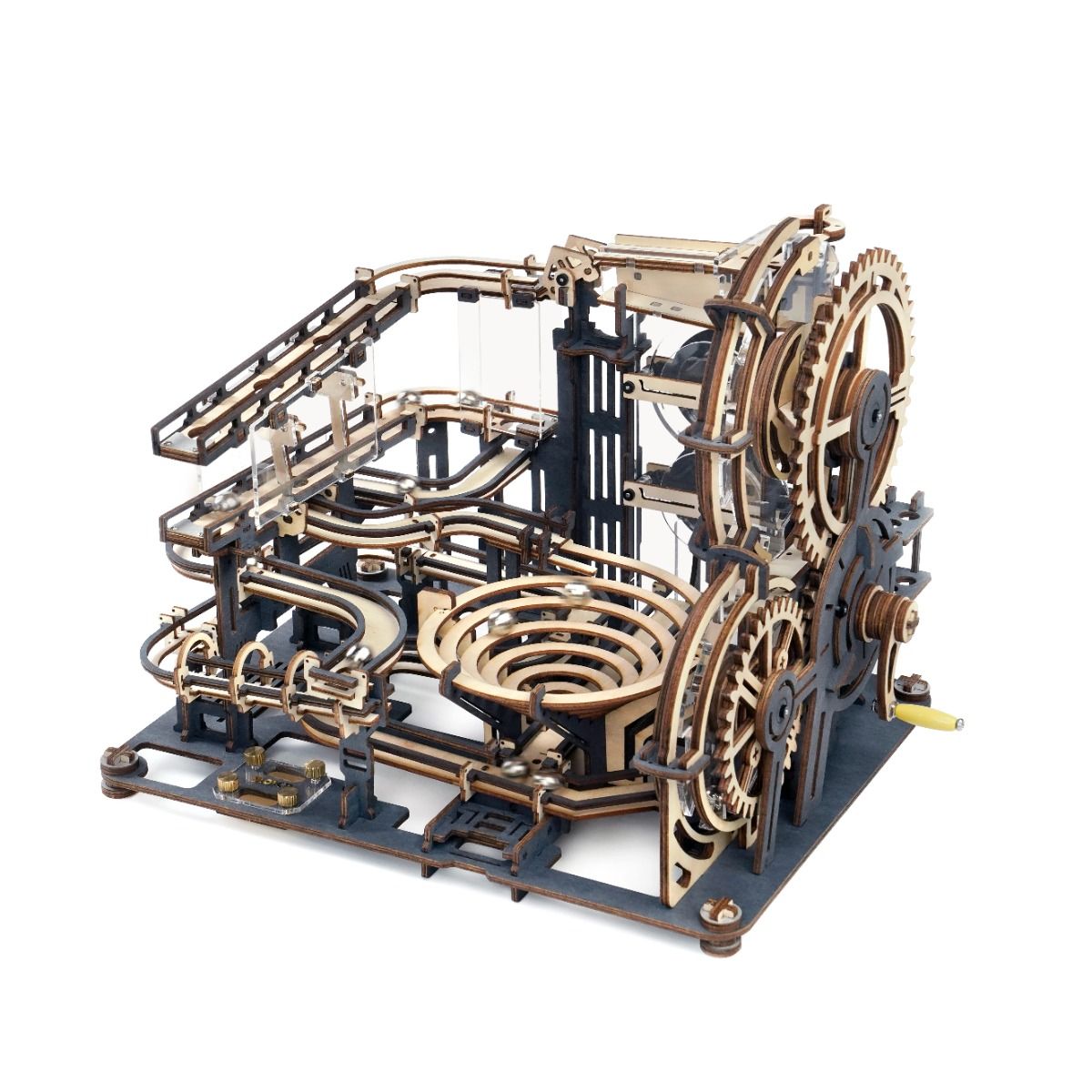 ROKR Night City Marble Run Wooden Model Kit