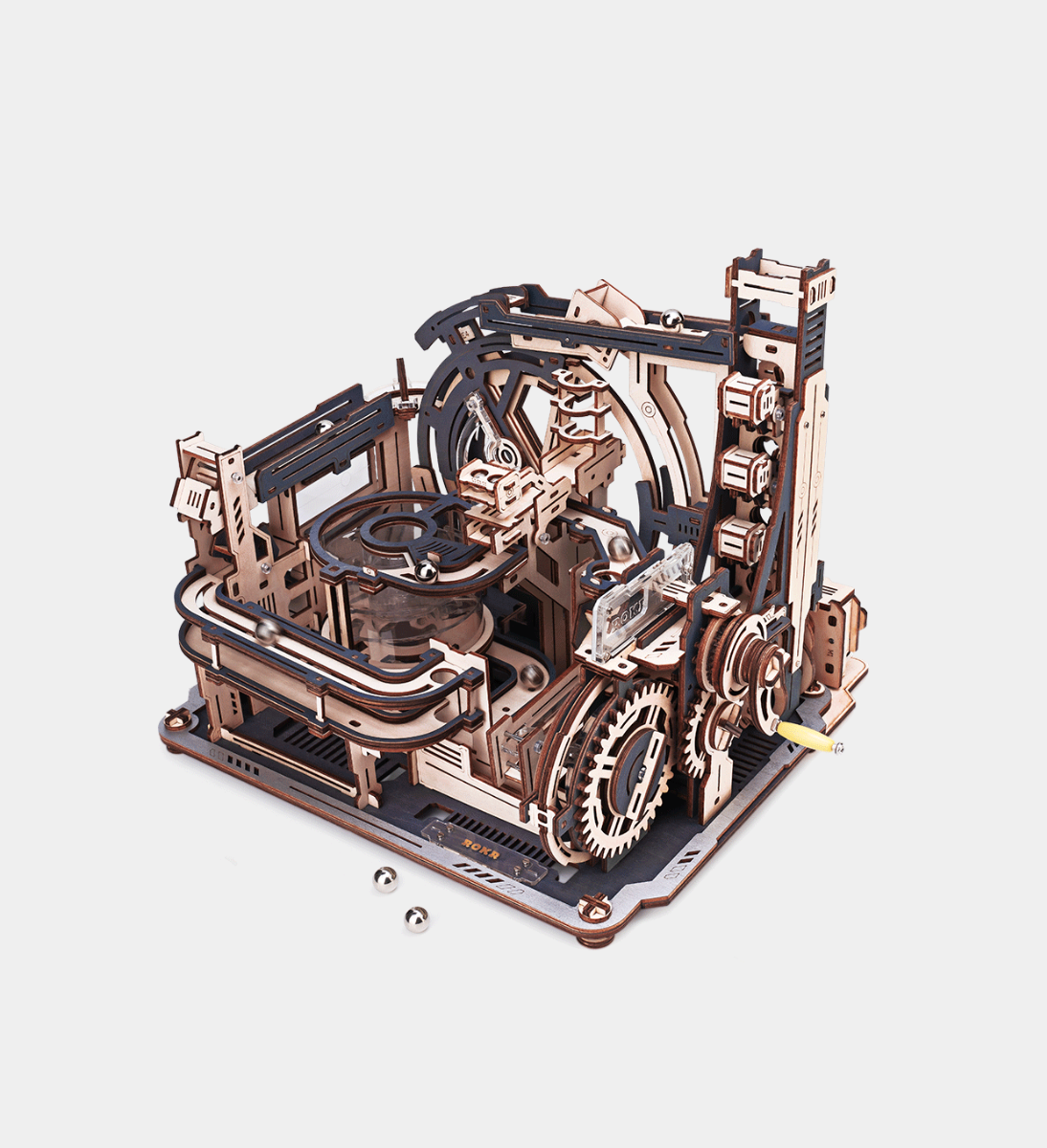 ROKR Marble Space Port Marble Run Wooden Model Kit