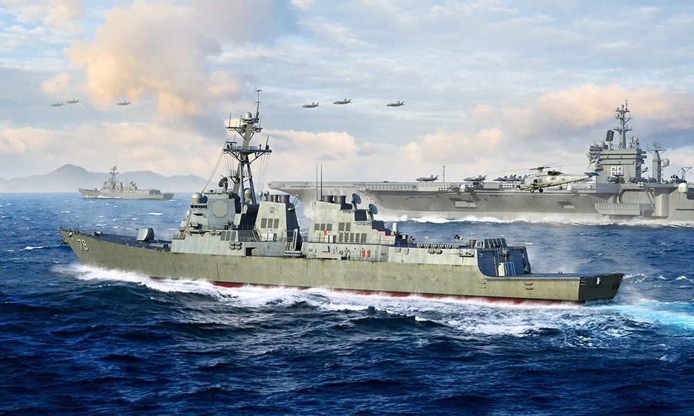 I Love Kit 1/200 Scale US Navy USS Oscar Austin DDG-79 Destroyer Model Kit