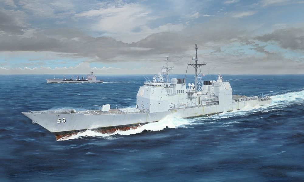 I Love Kit 1/200 Scale US Navy USS Mobile Bay CG-53 Guided-Missile Cruiser Model Kit