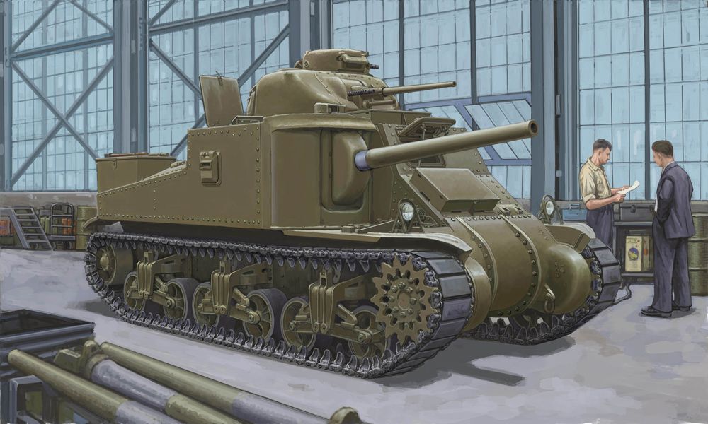 I Love Kit 1/35 Scale US M3A4 Medium Tank Model Kit