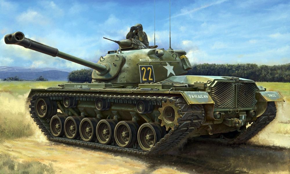 I Love Kit 1/35 Scale US Army M48A2 Patton Main Battle Tank Model Kit