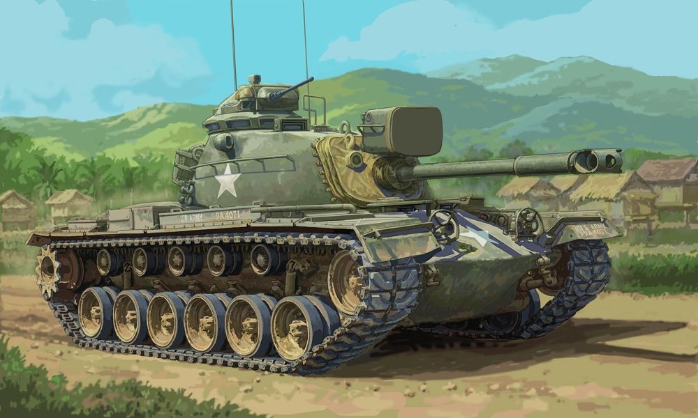 I Love Kit 1/35 Scale US Army M48A3 Patton Main Battle Tank Model Kit