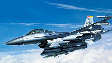 Tamiya 1/72 Scale Lockheed Martin F-16CJ Block 50 Fighting Falcon with Full Equipment Model Kit