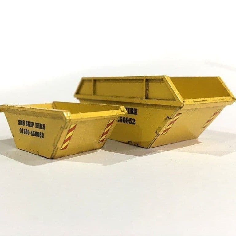 Scale Model Scenery Rubbish Skips (Pack of 5) OO Gauge