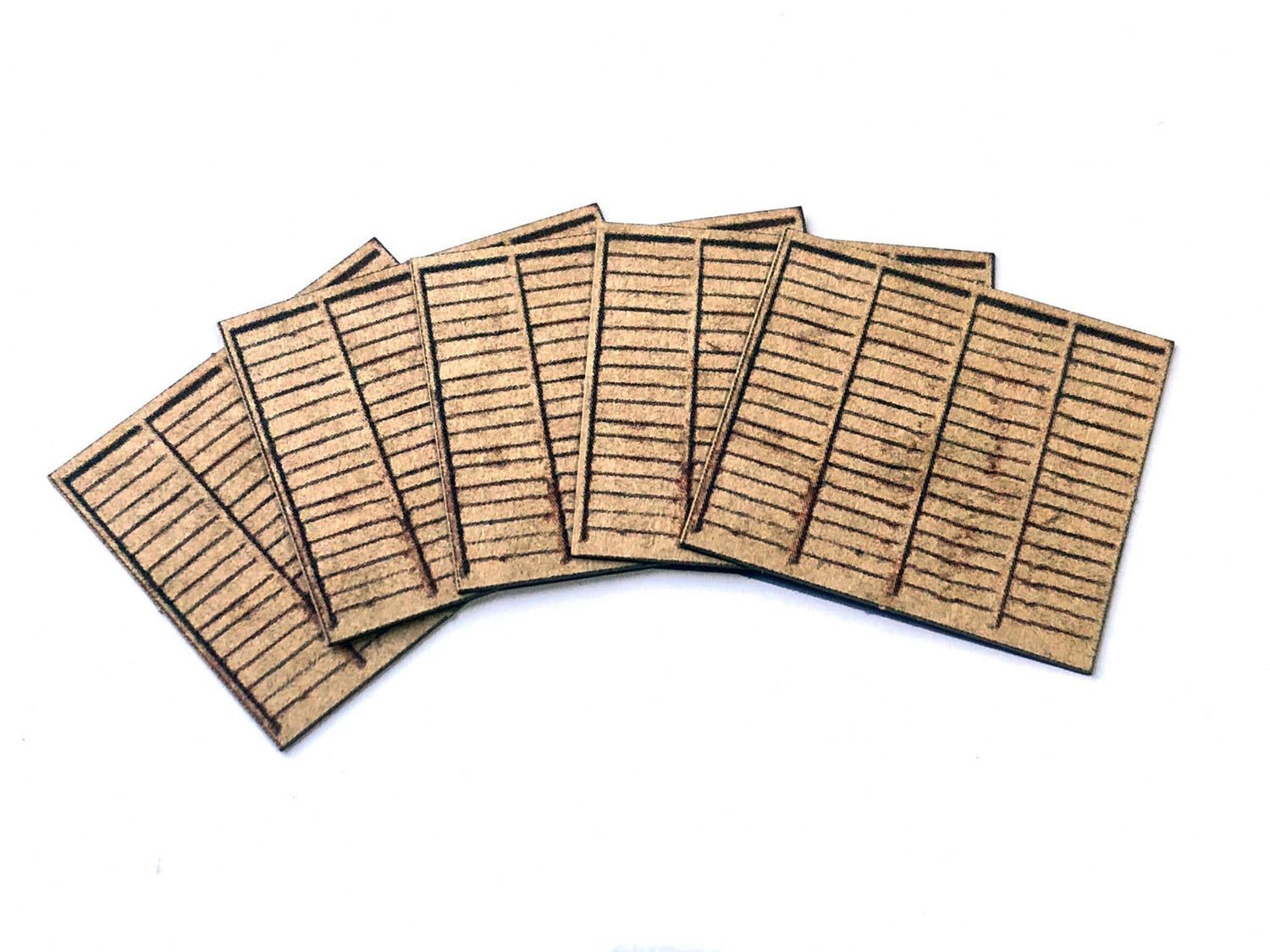 Scale Model Scenery Pre-Cut 6FT Fence Panels OO Gauge