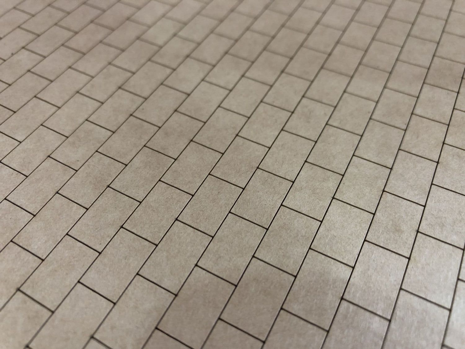 Scale Model Scenery 3ft x 2ft Paving Slabs Engraved Sheet OO Gauge