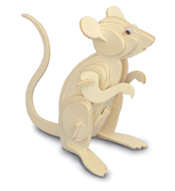 Quay Mouse Wooden Model Kit