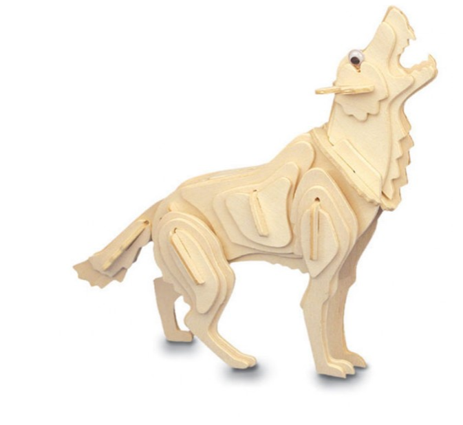 Quay Wolf Wooden Model Kit
