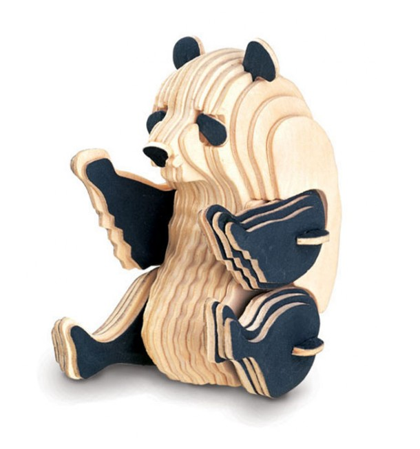 Quay Panda Wooden Model Kit