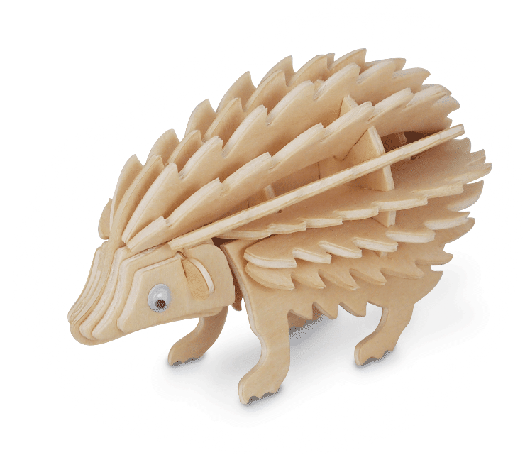 Quay Hedgehog Wooden Model Kit