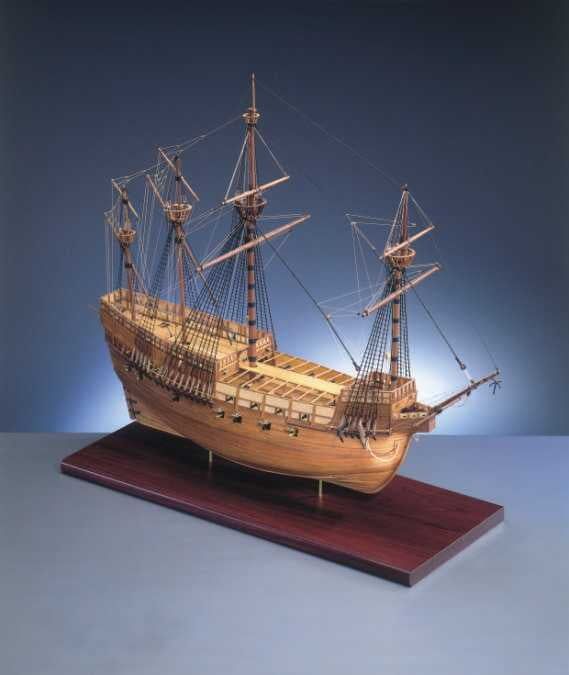 Caldercraft 1/80 Scale Mary Rose 1510 Tudor Warship Model Kit