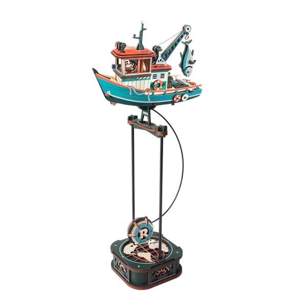 ROKR Lucky Trawler Pendulum Wooden Model Kit