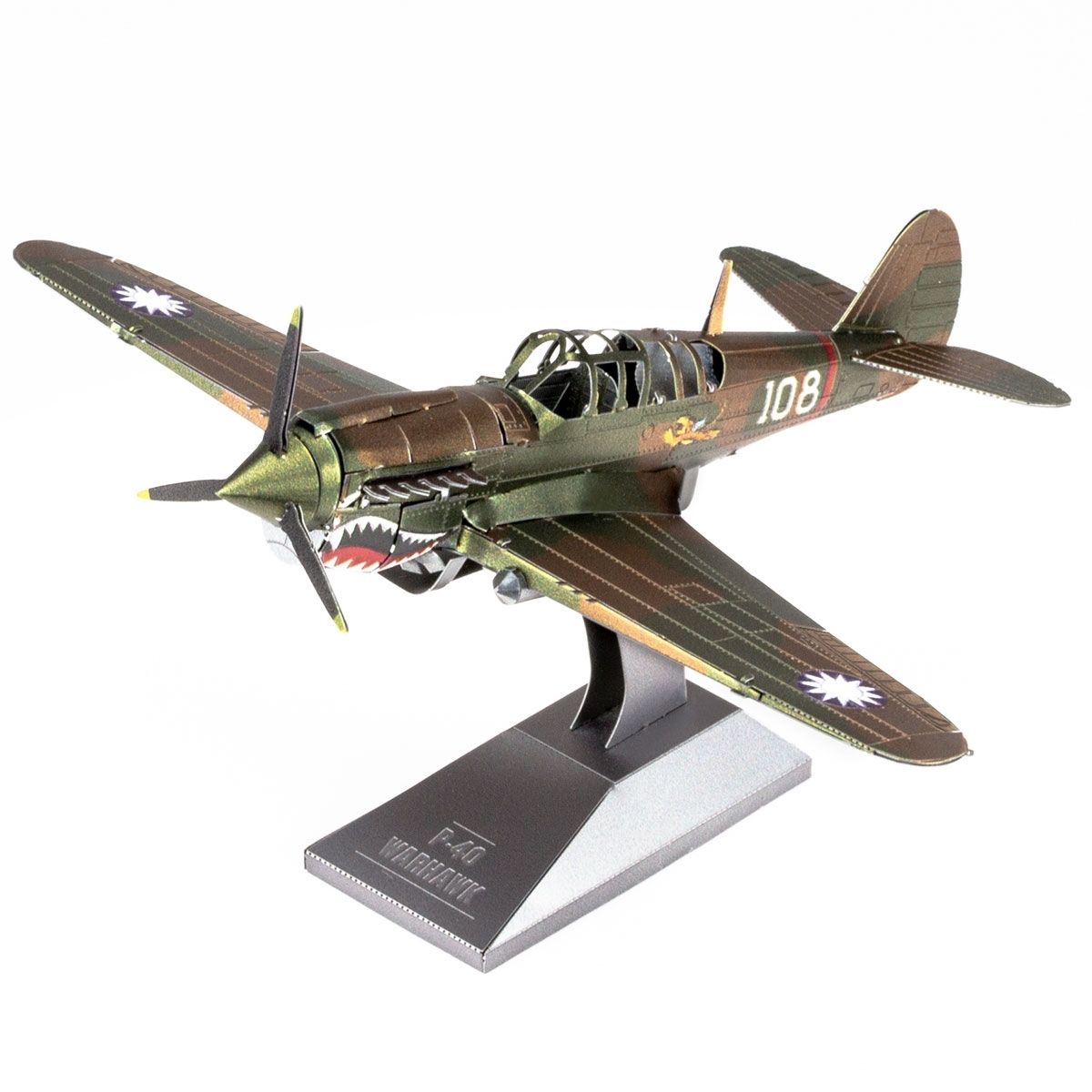 Metal Earth P-40 Warhawk 3D Metal Model Kit