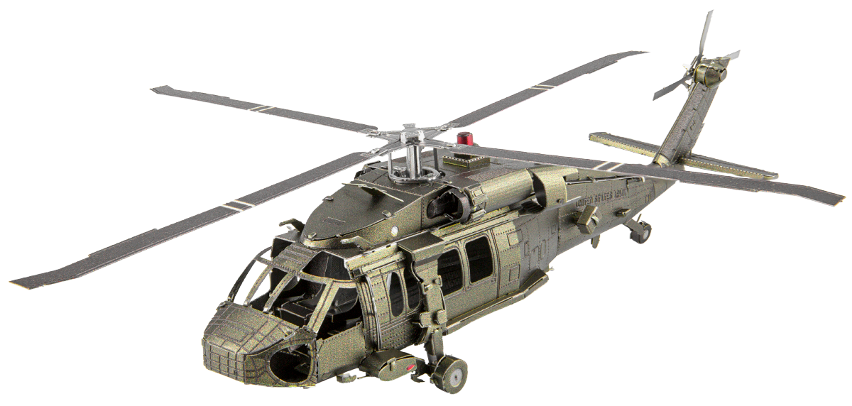 Metal Earth Black Hawk 3D Metal Model Kit