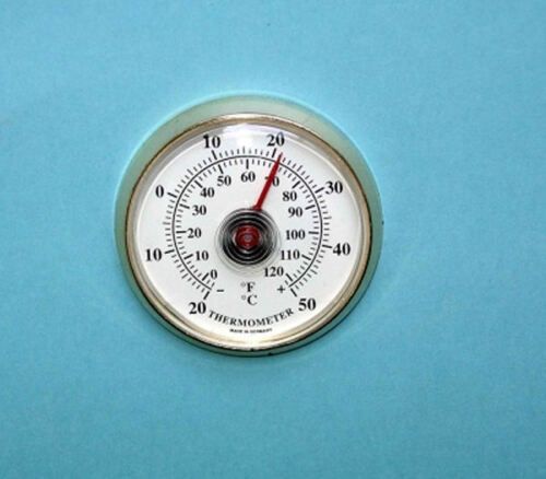 50mm Gold Plastic Thermometer Insert 