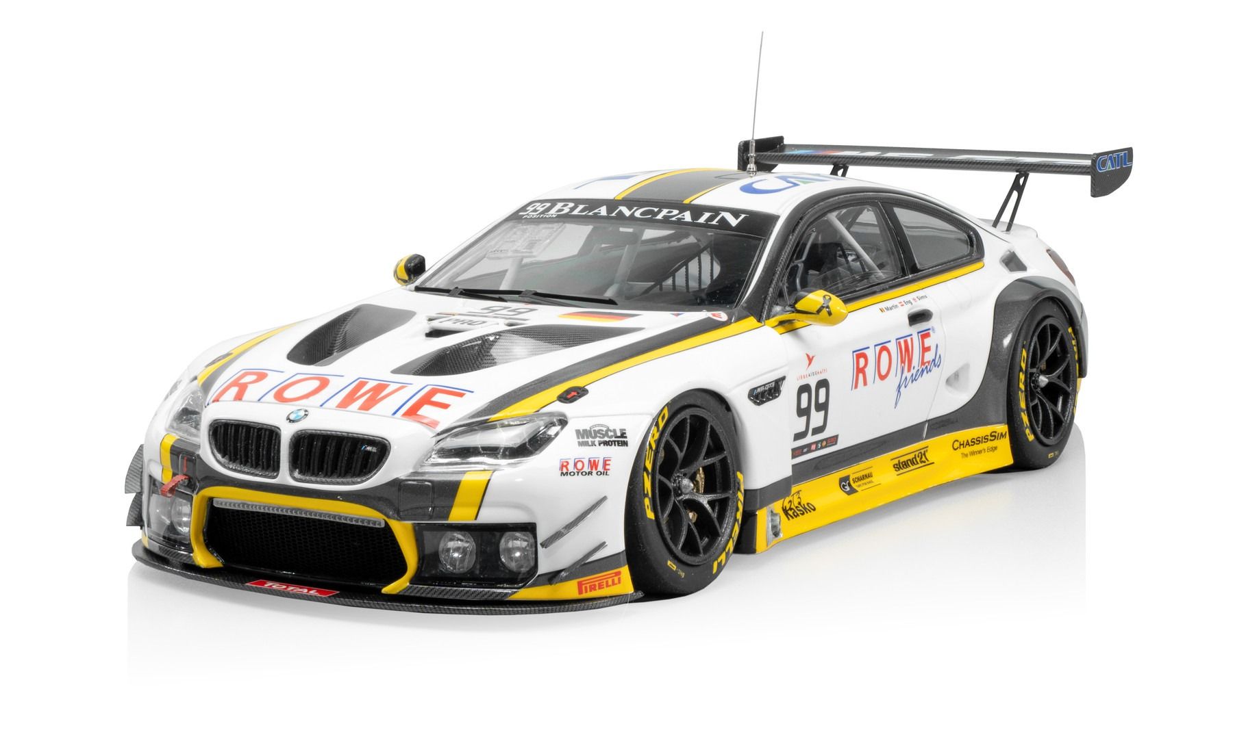 NuNu 1/24 Scale BMW M6 GT3 2016 Spa 24 Hours Winner Model Kit