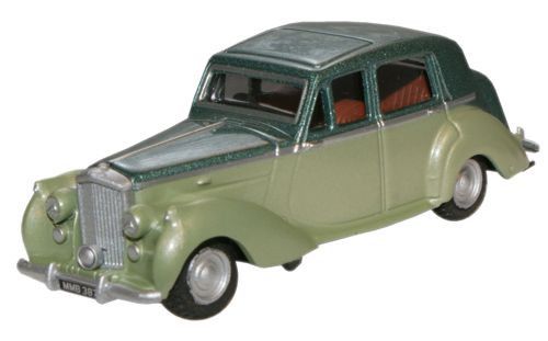 Oxford Diecast 1/76 Scale Balmoral Green Met./Ice Green Bentley MkVI Die Cast Model 