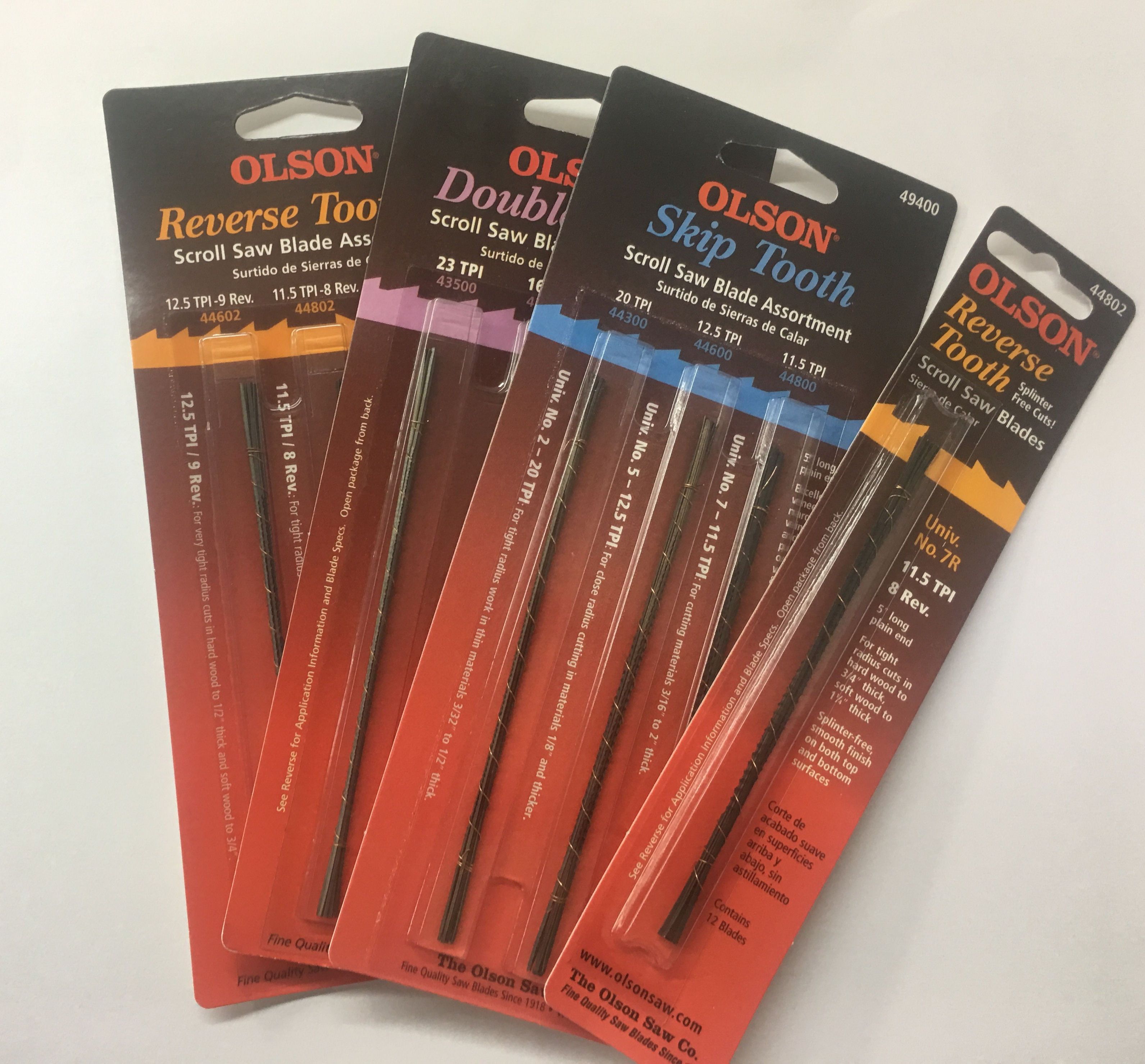 OLSON Scroll Saw Blades