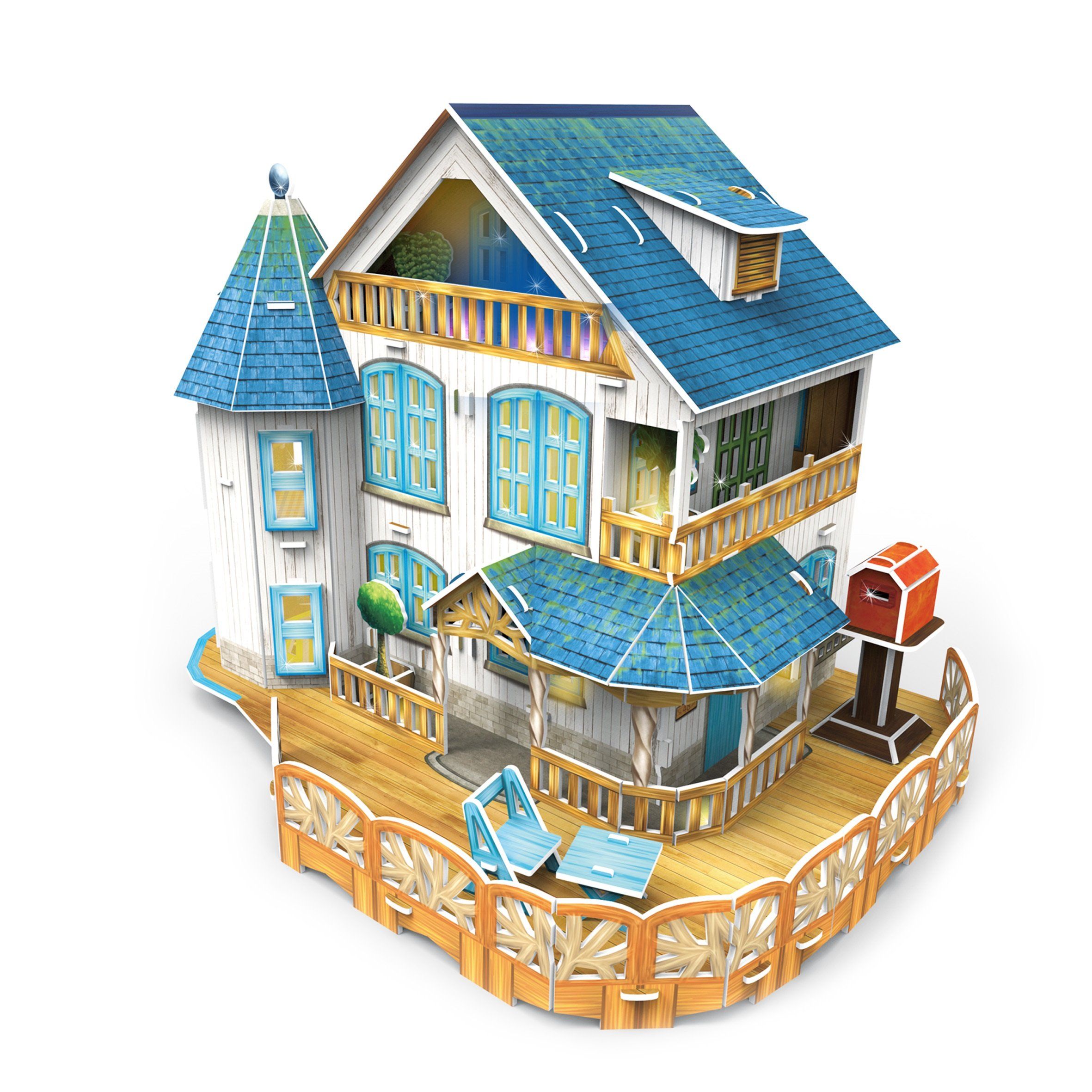 CubicFun P635H Rural Villa 3D Puzzle