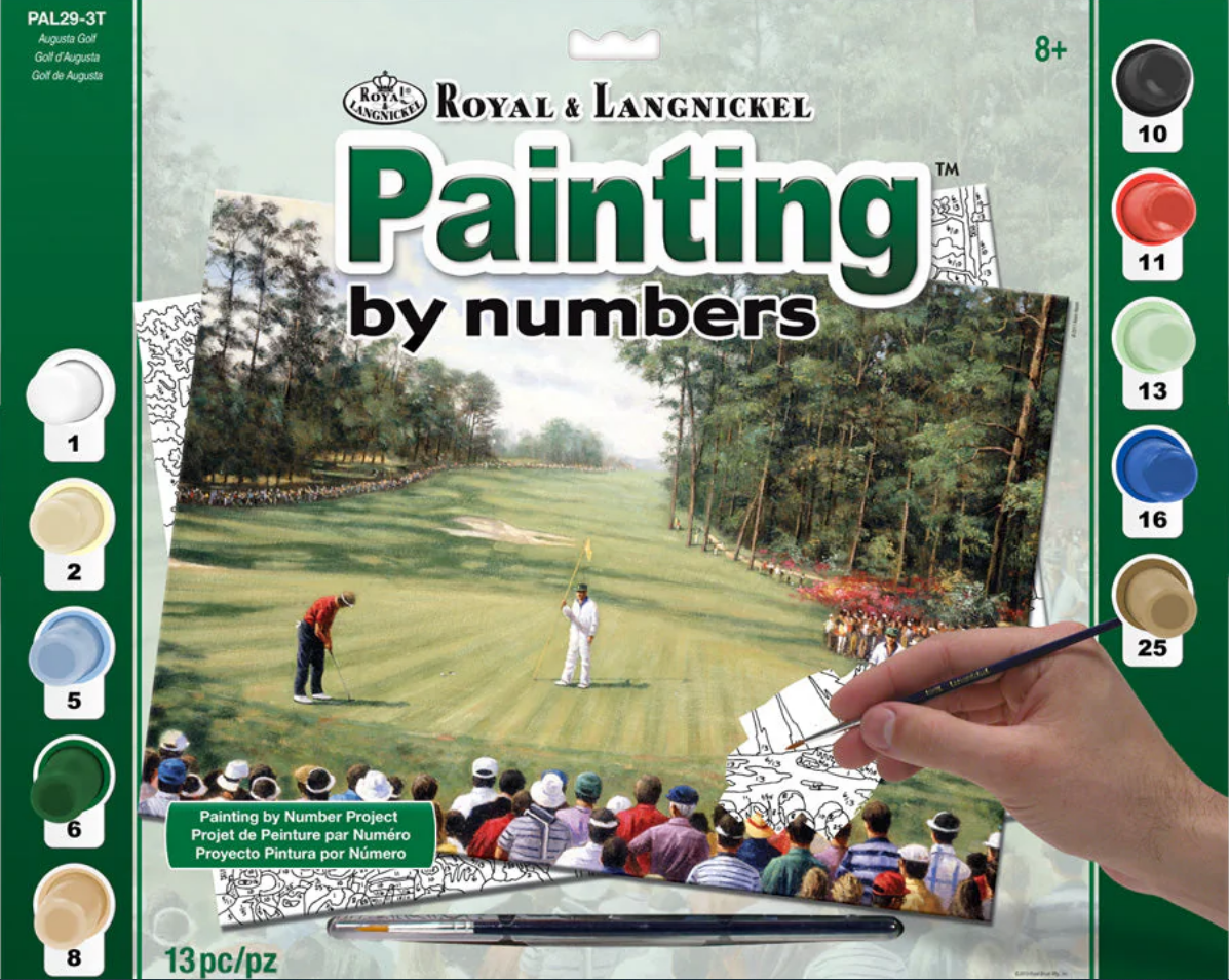Painting By Numbers Augusta Golf